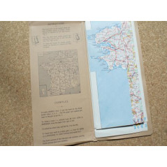 Carte de France originale 39/45 US army datée 1944