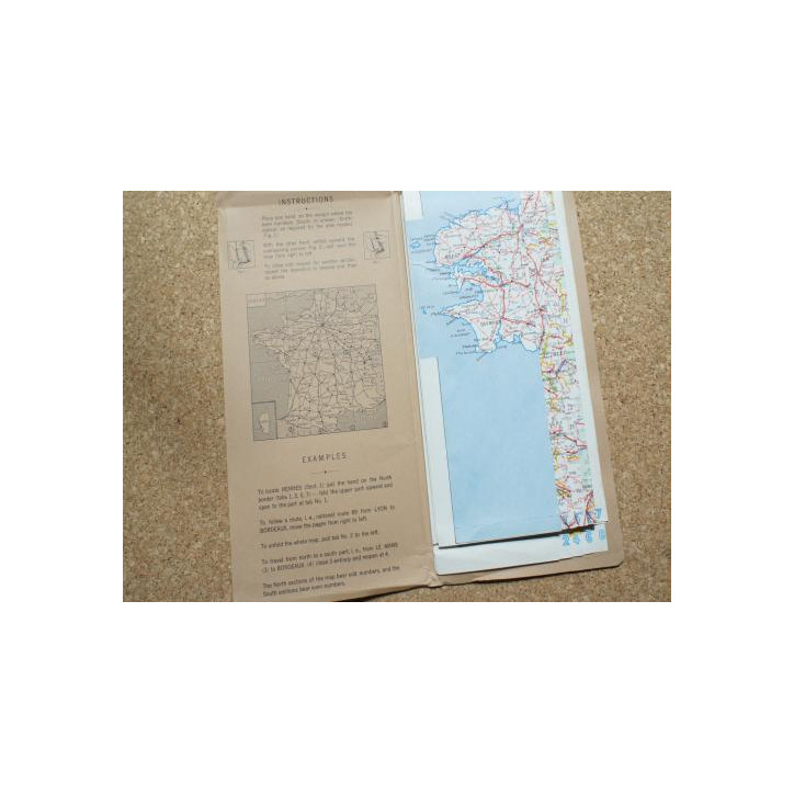 Carte de France US army 1944