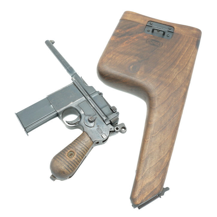Étui crosse bois C96 Schnellfeuer ou Cone hammer 