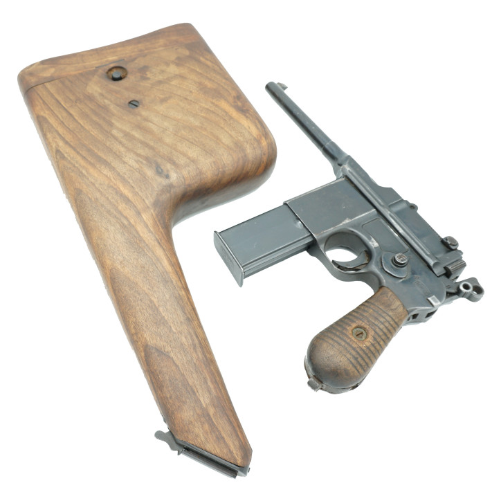 Étui crosse bois C96 Schnellfeuer ou Cone hammer 