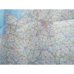 Carte de France originale 39/45 US army datée 1944