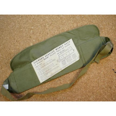 Ceinture toile et cuir porte dollars  US originale 39/45