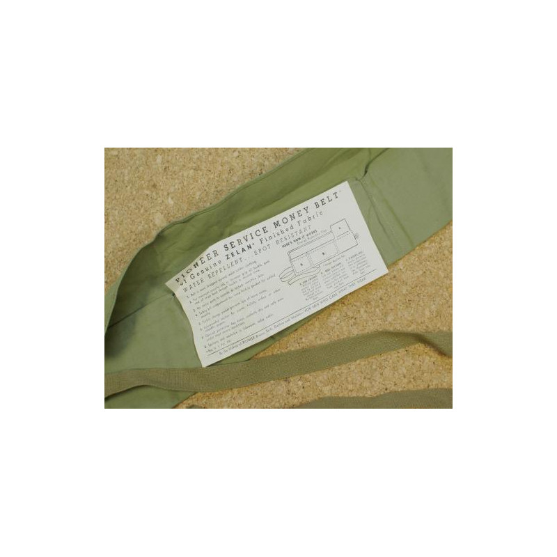Ceinture toile porte dollars US 39/45