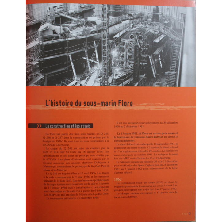 Livre Le Sous-marin Flore de Jean Moulin