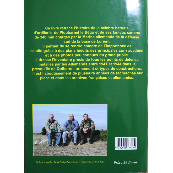 Livre Le mur de l'Atlantique dans la Presqu'île de Quiberon