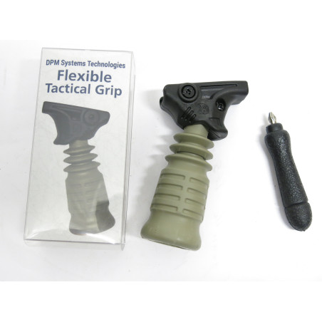 Poignée flexible tactique DPM version courte couleur sable
