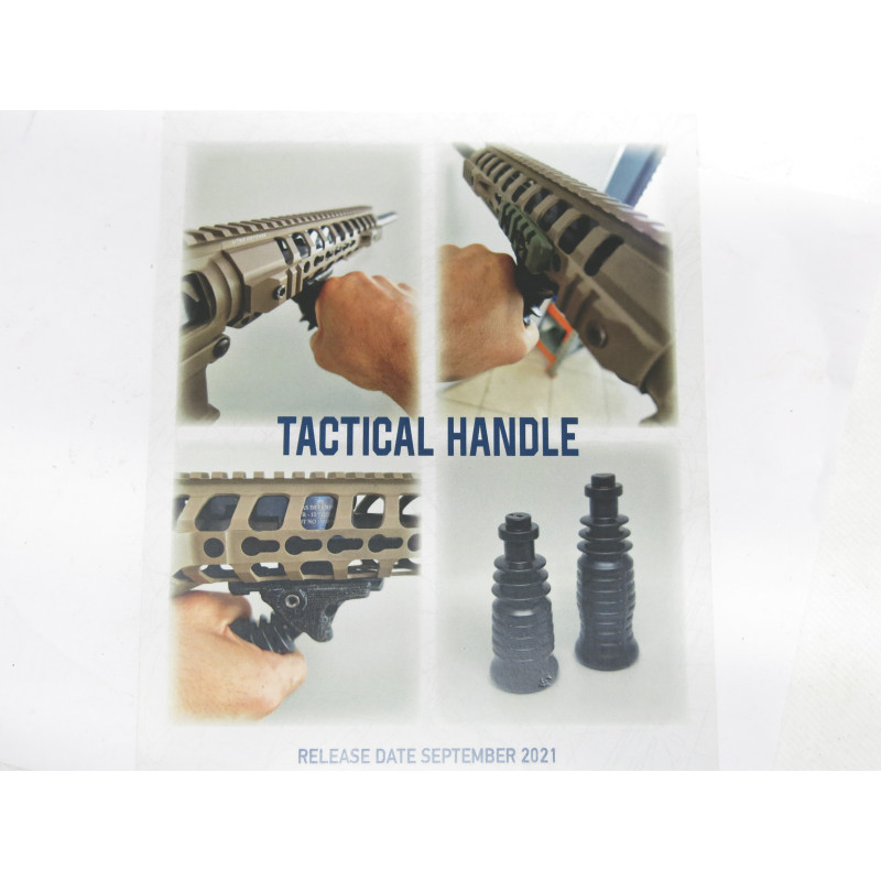 Poignée flexible tactique DPM  version courte couleur sable 