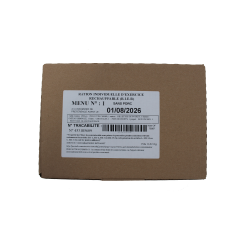 Ration de l'armée française Menu 1