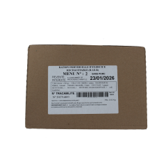 Ration de l'armée française Menu 2