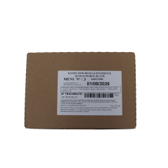 Ration de l'armée française Menu 3