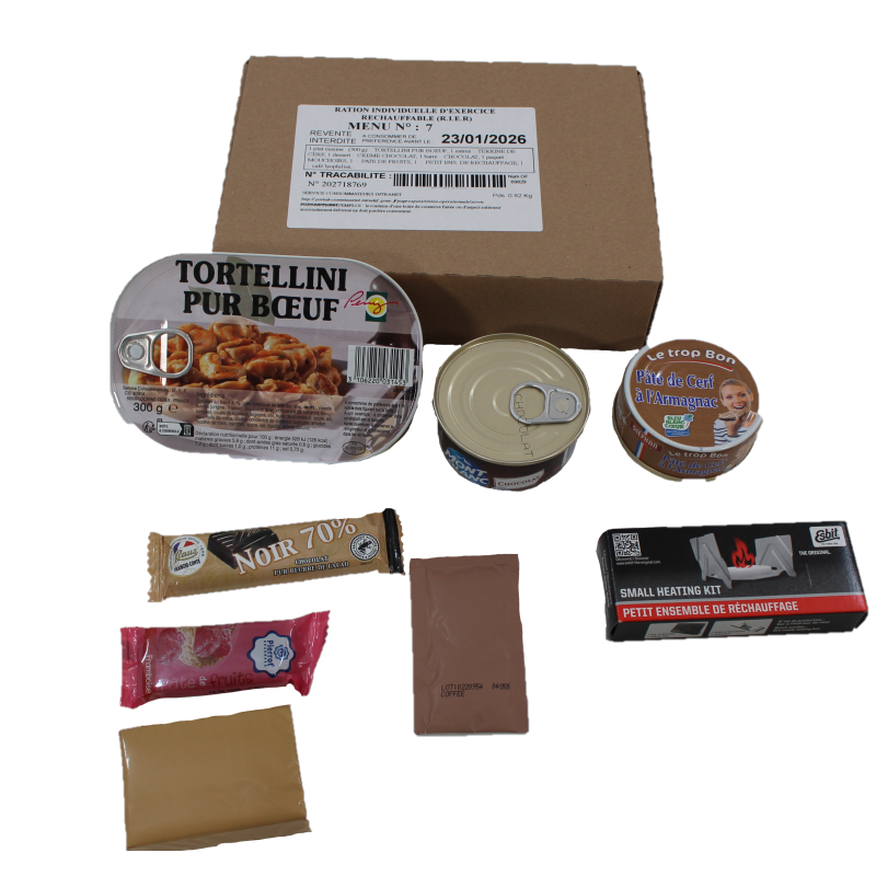 Ration de l'armée française Menu 7