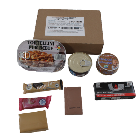 Ration de l'armée française Menu 7