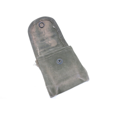 Porte boussole ou pansement US Vietnam  COTON usagé  ref 49 