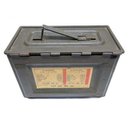 Belle boite a munitions calibre 12.7 1969 ref 477