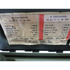 Belle boite a munitions calibre 12.7 1969 ref 477