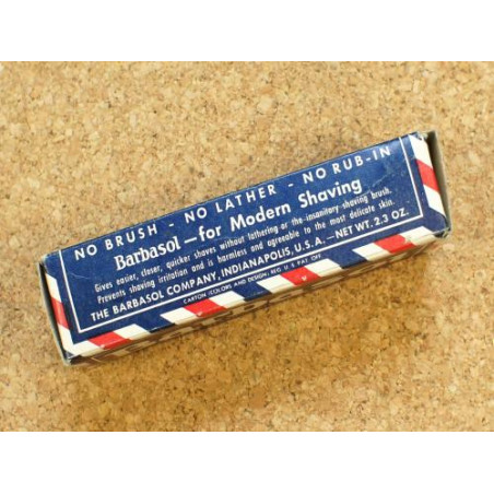 Crème à raser Barbasol origine 39/45