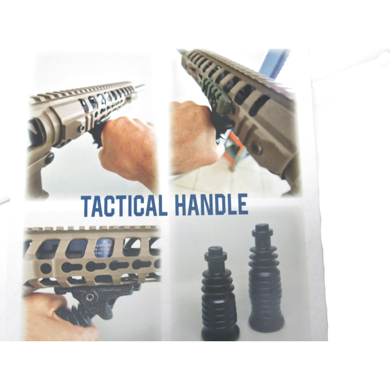 Poignée flexible tactique DPM  version courte couleur noir