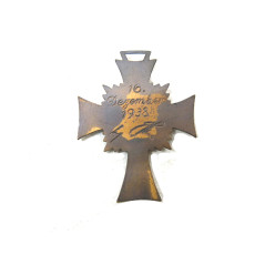 Médaille originale 1938 croix des mères bronze sans ruban ref11