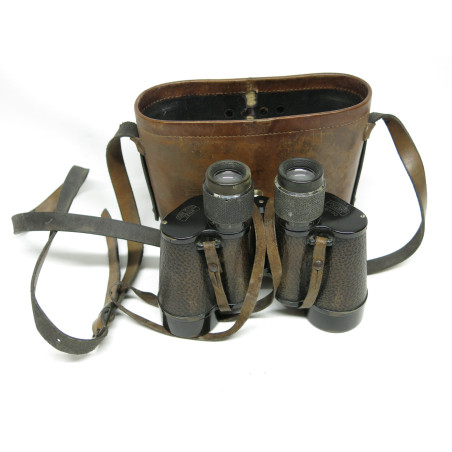 Paire de jumelles Allemande Carl Zeiss Jena 8 x 40 avec etui cuir ref 60 