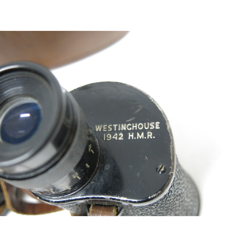 Paire de jumelles M3 US  6 x 30  Westinchouse 1942 avec etui cuir  ref 80  
