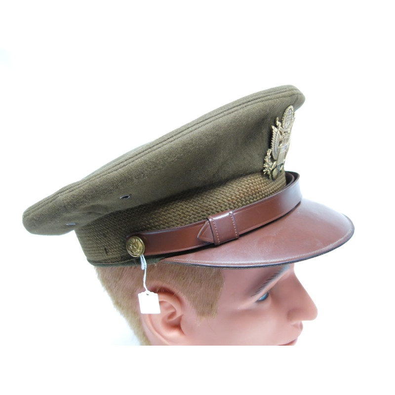 Belle casquette originale officier US ww2 ref ca 888
