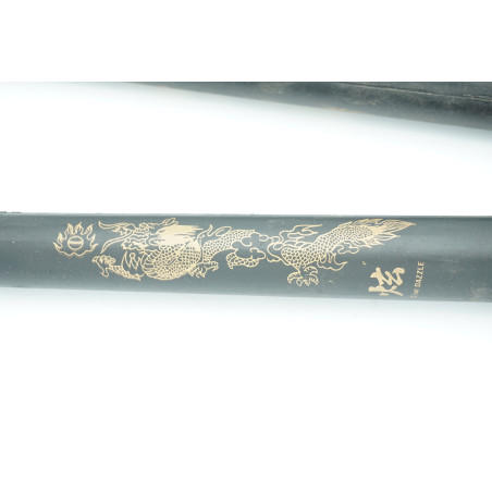 Nunchaku Poignées bois et Caoutchouc Japan Dragon