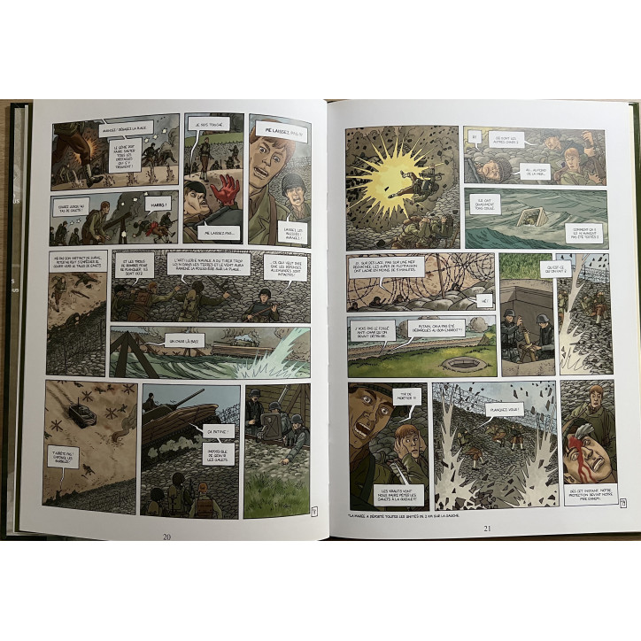 Bande Dessinée Normandie Juin 44 - Omaha Beach - La pointe du Hoc