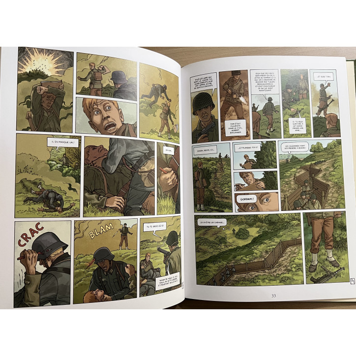 Bande Dessinée Normandie Juin 44 - Omaha Beach - La pointe du Hoc