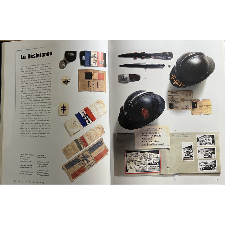 Album La seconde Guerre mondiale 1939-1945 Objets et Uniformes