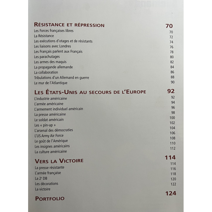 Album La seconde Guerre mondiale 1939-1945 Objets et Uniformes
