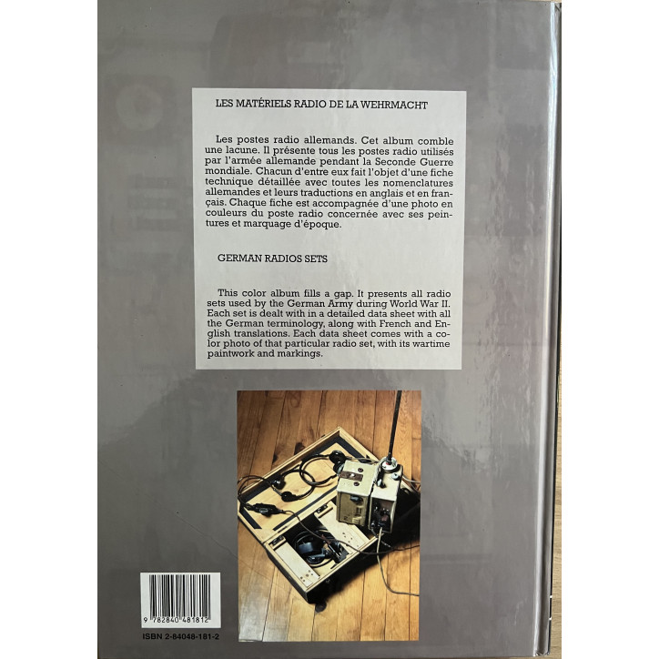 Livre Les Matériels radio de la Wehrmacht 1935 - 1945