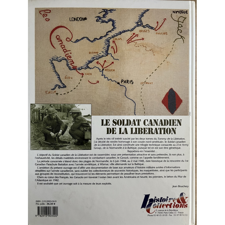 Livre le Canadien de la Libération : de la Normandie à la Baltique