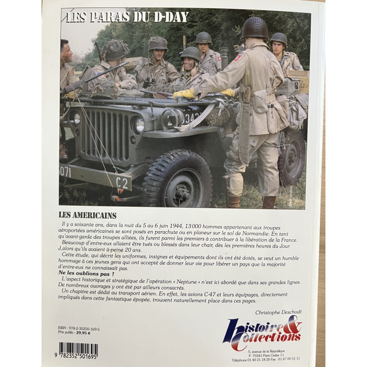 Livre Les Paras du D-Day de C. Deschodt et L. Rouger