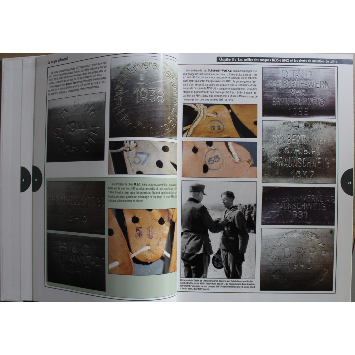 Livre Le Casque allemand Tome 1 : du M35 au M42 de C & F. Suppo