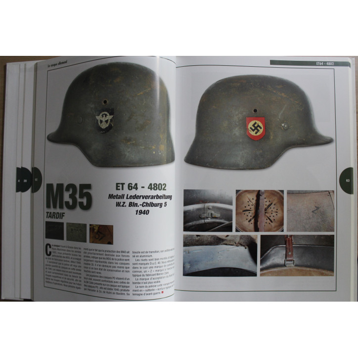 Livre Le Casque allemand Tome 1 : du M35 au M42 de C & F. Suppo
