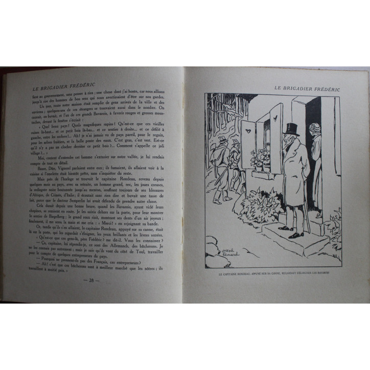 Livre Le Brigadier Frédéric par Erckmann-Chatrian de 1937