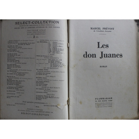 Les don Juanes de Marcel Prevost - Select-Collection