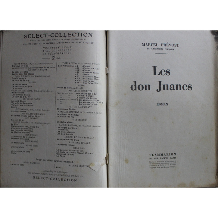 Les don Juanes de Marcel Prevost - Select-Collection