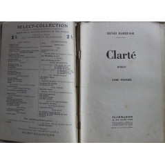 Clarté de Henri Barbusse Tome 1- Select-Collection