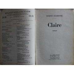 Claire de Jacques Chardonne - Select-Collection