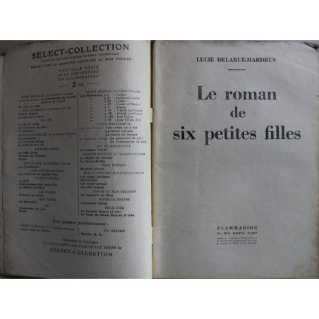 Le roman de six petites filles de Lucie Delarue Mardrus - Select-Collection