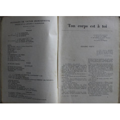 Ton corps est à toi de Victor Margueritte - Select-Collection