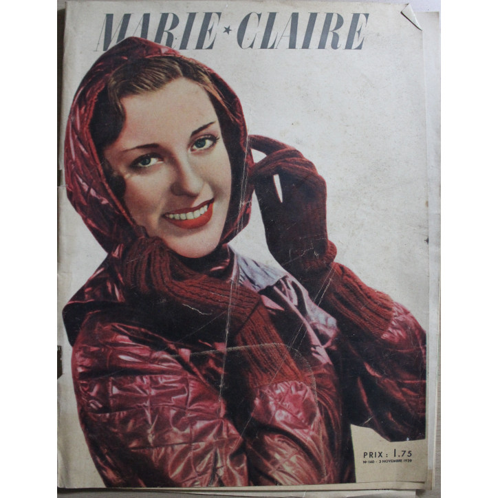 Revue Marie Claire de Novembre 1939 No 140