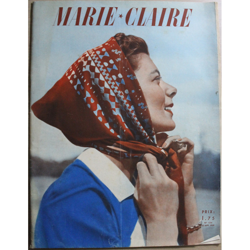 Revue Marie Claire de Septembre1939 No 134