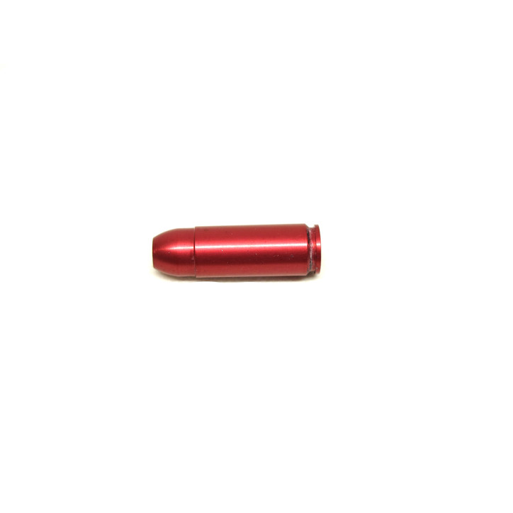 Cartouche 454 Casull de manipulation anodisée rouge  ref un 1