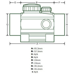 Point rouge et vert UTG Quick Aim 4