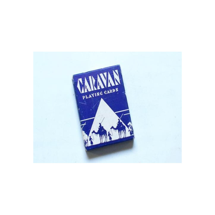Jeu de carte original  US Army 39/45 Caravan playing cards bleu box 208