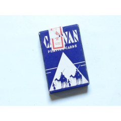 Jeu de carte original US Army 39/45 Caravan playing cards bleu box 208