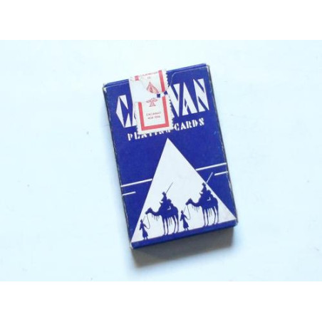 Jeu de carte original US Army 39/45 Caravan playing cards bleu box 208