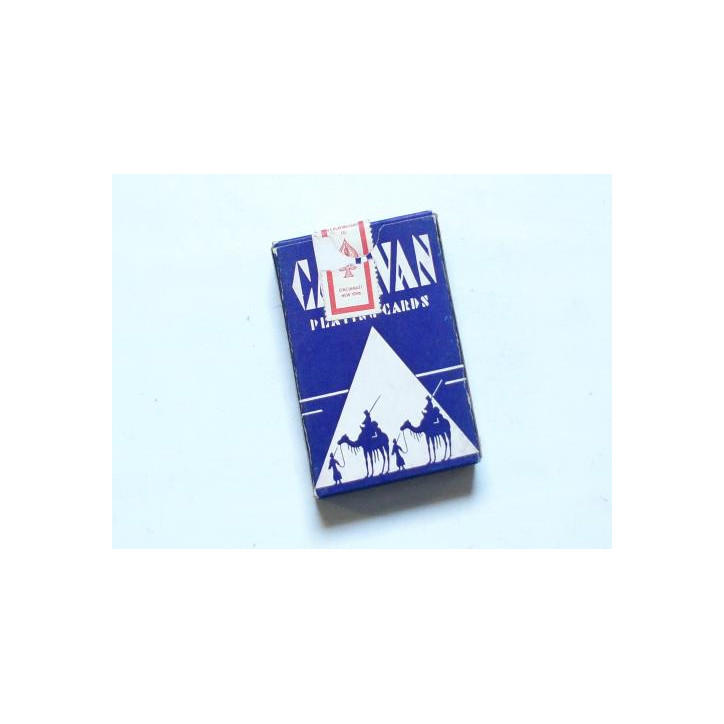 Jeu de carte original  US Army 39/45 Caravan playing cards bleu box 208
